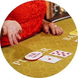 Play Live Baccarat at Mr Green Live Casino